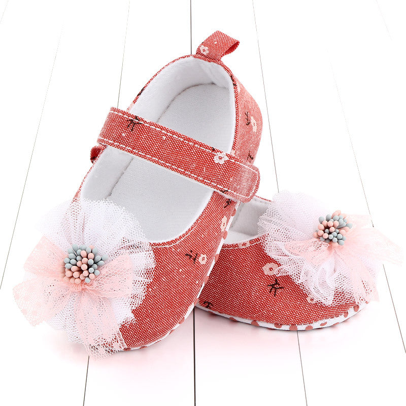 Baby princess shoes baby shoes soft sole